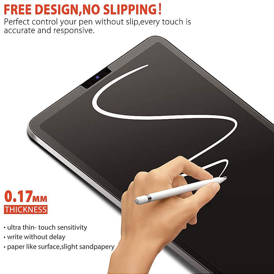 Pelindung Layar Apple Ipad 7 / 8 / 9 Air 3 4 Air 5 Mini 4 / 5 / 6 paperlike matte Premium for painting