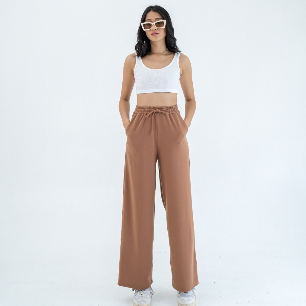 AIJO | Jolly Cullote 2 | Kulot Panjang Babyterry-Brown