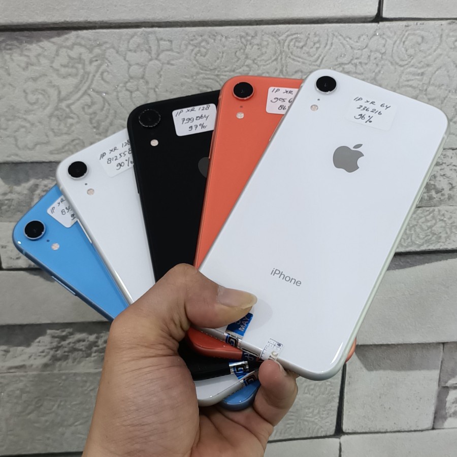 iphone xr256gb128gb64gb fullsetnewsecond mulus 100 original mistery box anti zonk smartphonecell