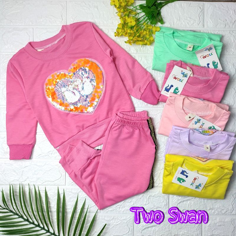 Setelan Sweater Anak Perempuan Import 2-5 Tahun Part 2