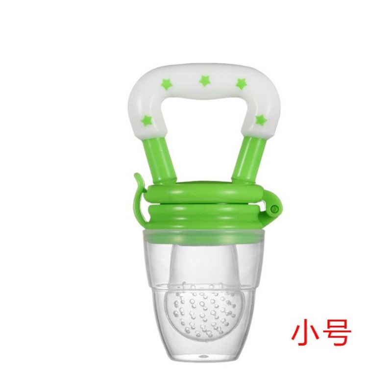 EMPENG BUAH Baby dot buah Fuit Food Feeder Tetther Gigitan Bayi makanan MPASI dot botol bubur bayi MURAH-GREEN