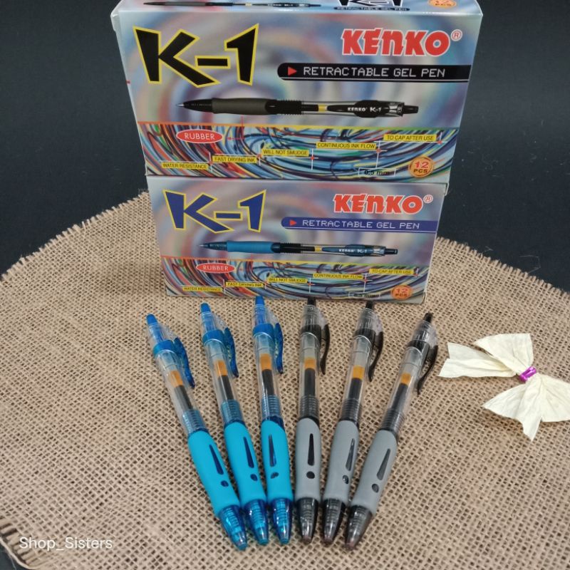 

Ballpoint Kenko K1 hitam & biru