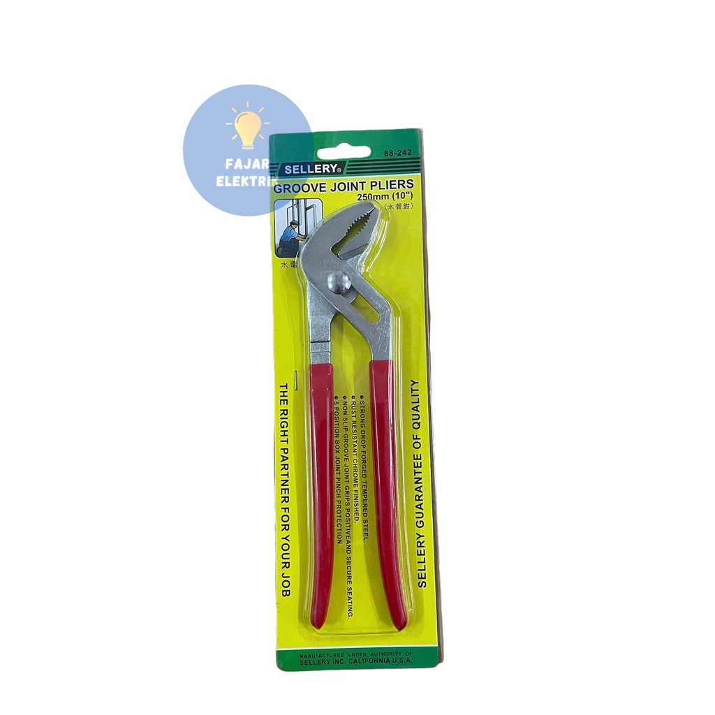 TANG GROOVE JOINT PLIER 10&quot; SELLERY 88-985