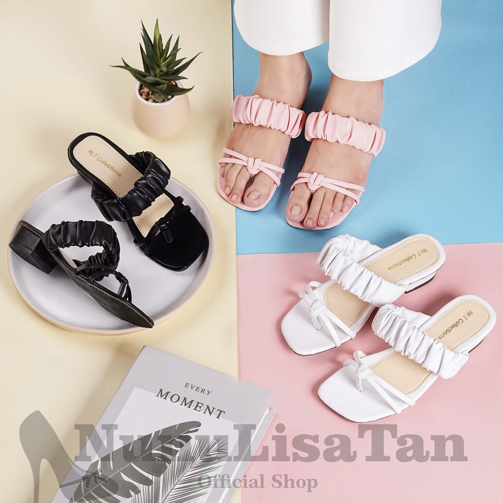 NunuLisaTan - COD Gratis Ongkir High Heels Korea Hits 3cm ANASTASIA