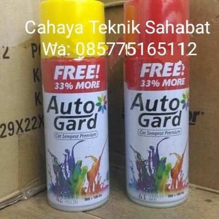 Auto Gard Cat Spray Warna Red