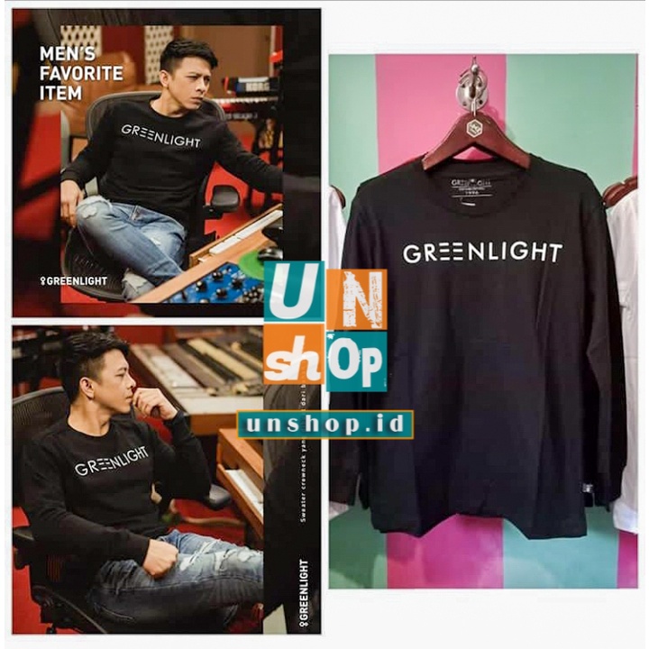 Kaos Greenlight ariel I Kaos greenlight original | Kaos Distro | Kaos greenlight tangan panjang