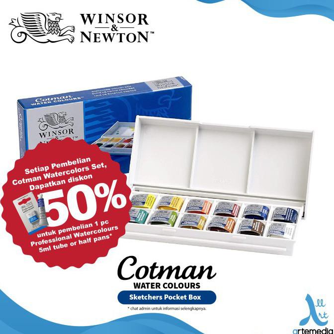 

Open Ds] Winsor&Newton Cotman Sketchers Pocket Box