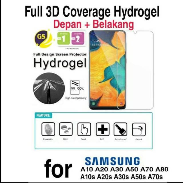 HYDROGEL SCREEN PROTECTOR VIVO Y19 Y17 Y15 Y12 Y11 Y91 Y93 Y95 Y91C Y81 Y83 Y71 Y69 Y53 Full Cover