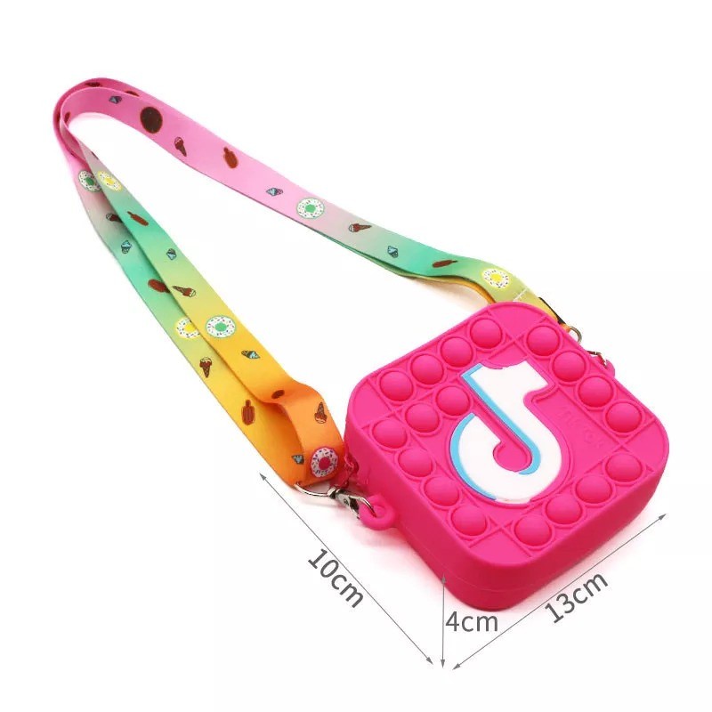 DOMPET MINI / Tas kecil Selempang Anak pop it Bag POP ITS TIKTOK warna random