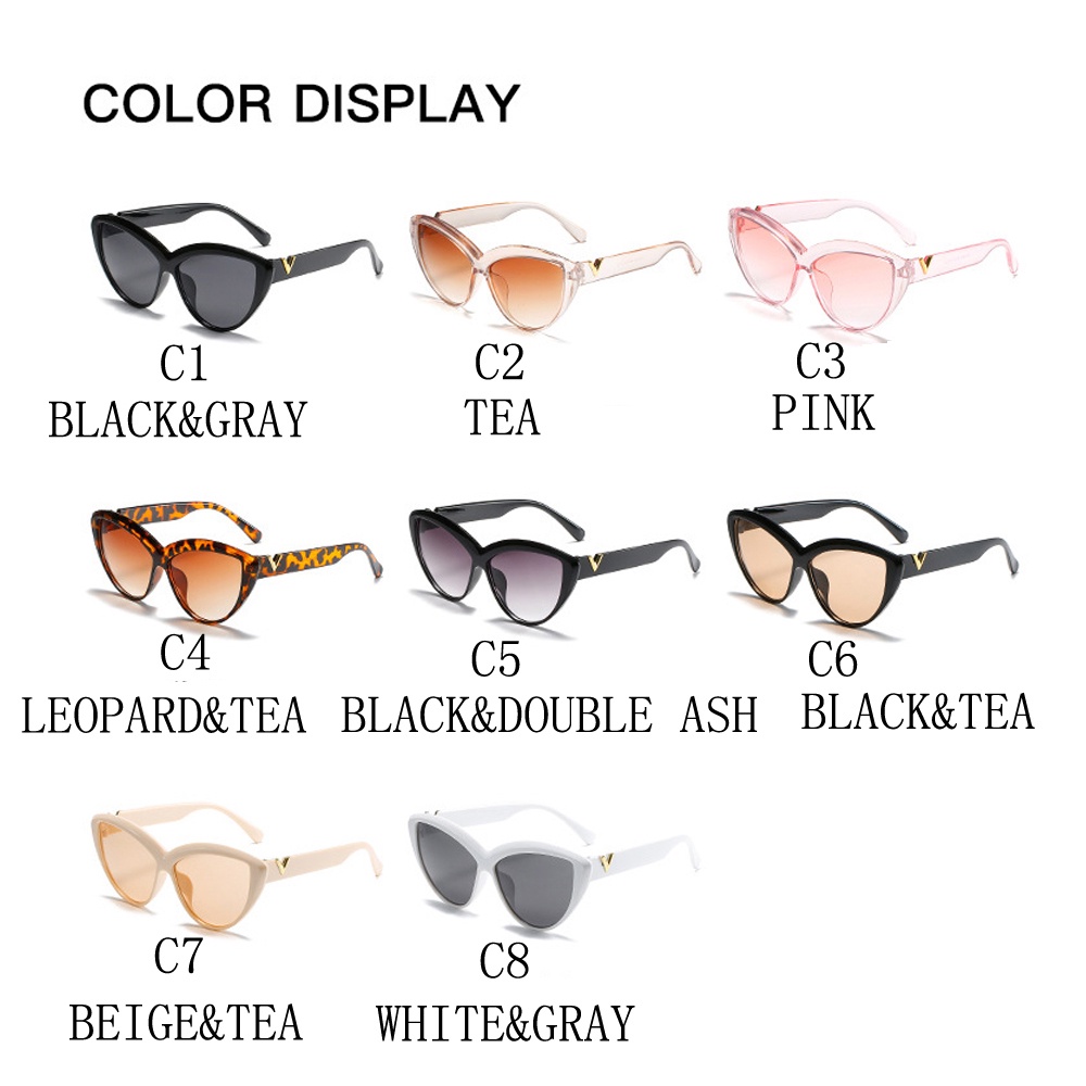 Kacamata Hitam Cat Eye Vintage Retro Mewah 2021 Untuk Priawanitamusim Panas