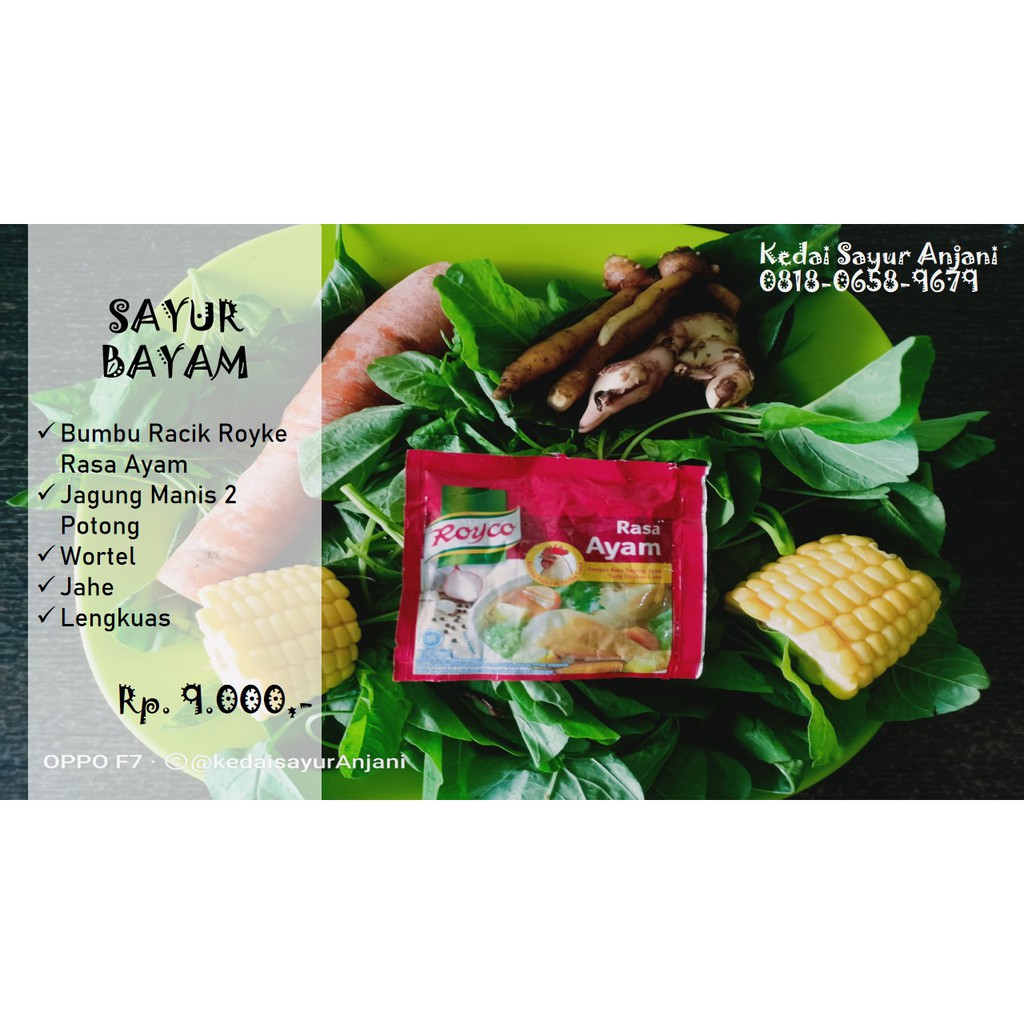 

Sayur Bayam SIAP MASAK
