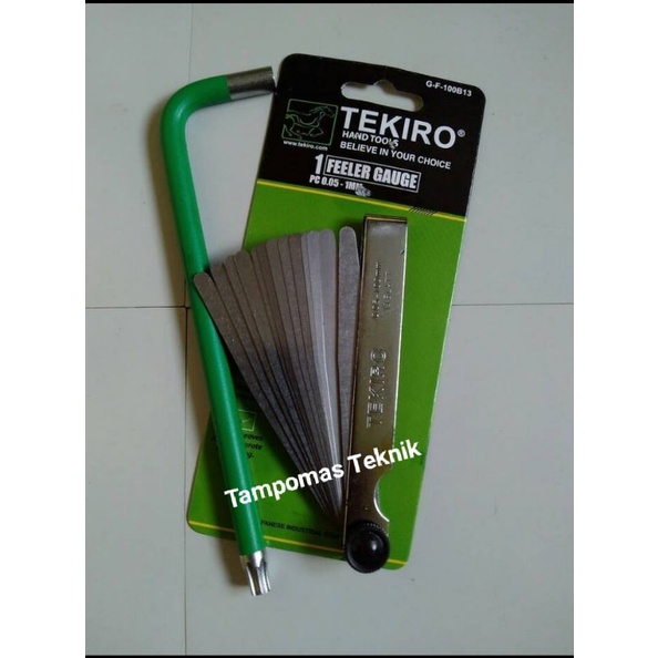 PRODUK ASLI Kunci Stel Klep Tekiro Set 2bh Fuller Blade 13pcs Tekiro Stel Klep Motor
