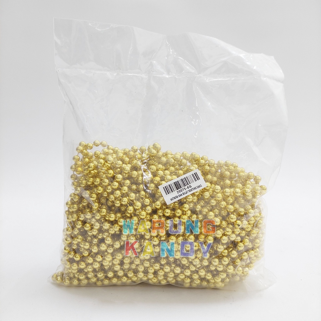 Mutiara Rantai / Mote Rantai 6mm Mas