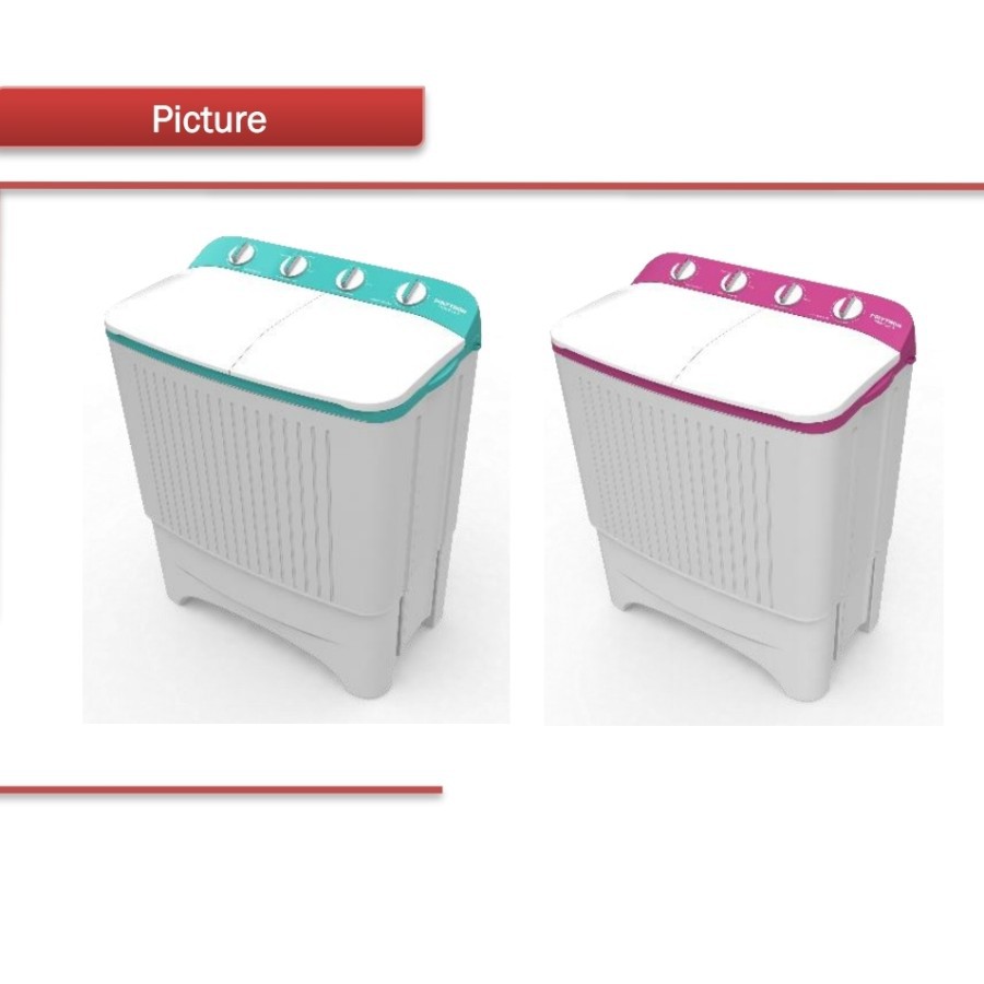 Mesin cuci POLYTRON Primadona Samba 2 tabung 7Kg PWM 702G