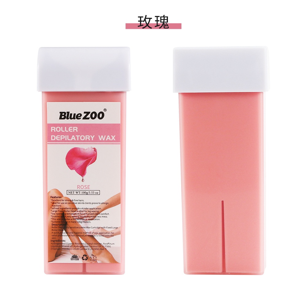 BlueZOO 4 in 1 Wax Roller Depilatory Waxing Heater Kit