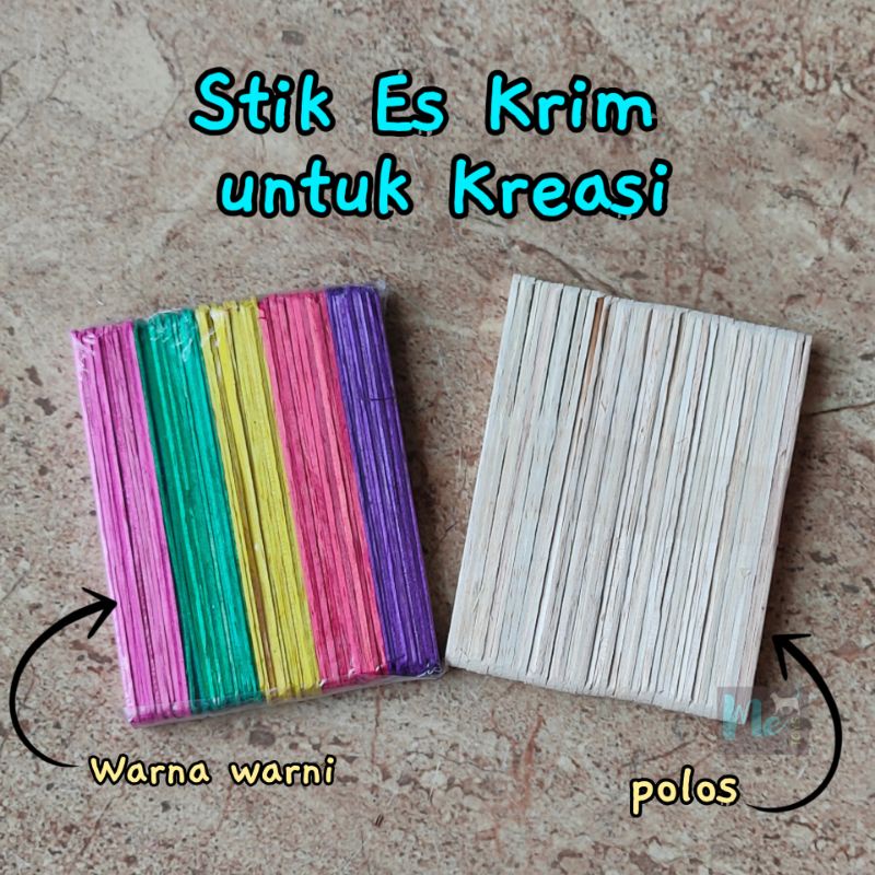 

Stik Es Krim Warna atau Polos isi Sekitar 44-48