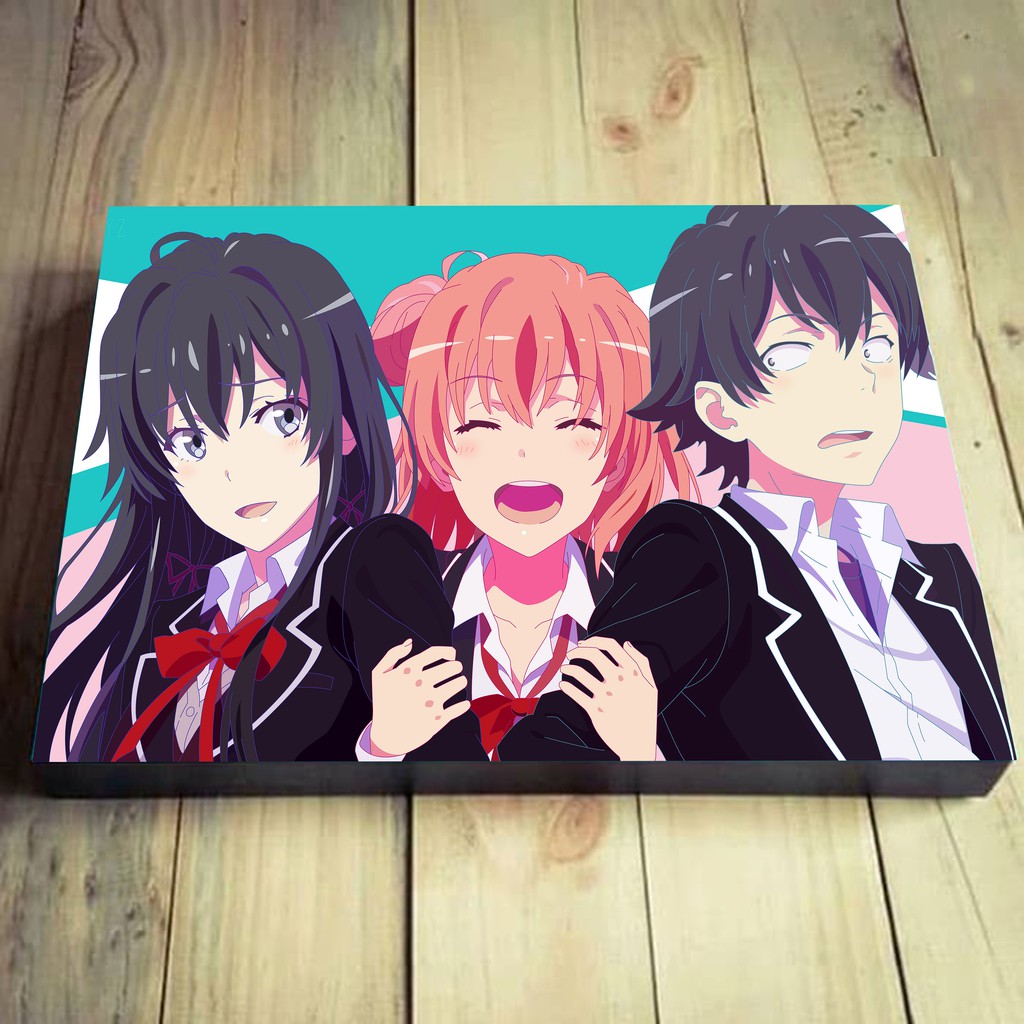 Anime Poster Dinding Kayu Oregairu Hiasan DInding Otaku Frame - ANF013 ...