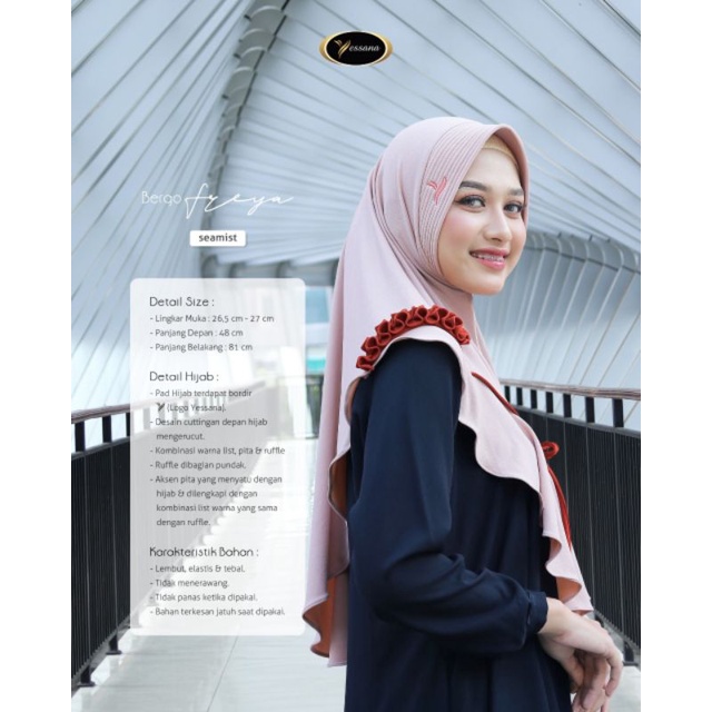 Bergo Freya by Yessana Hijab