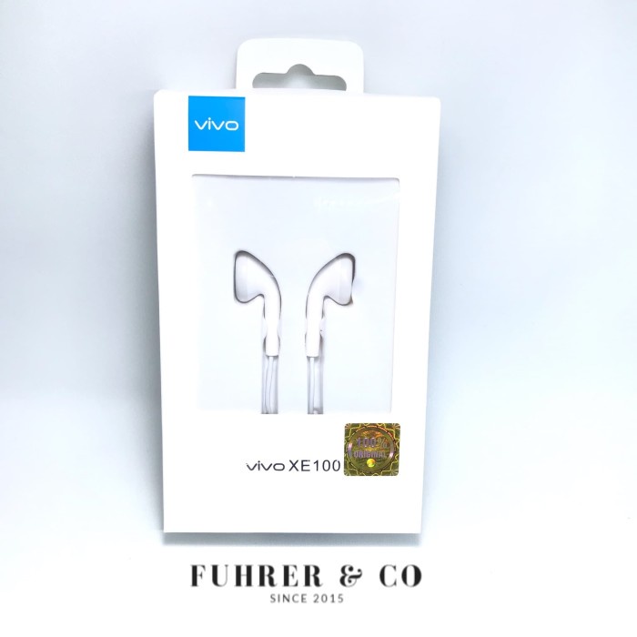 EARPHONE HEADSET HANDSFREE VIVO XE100 XE 100 ORIGINAL