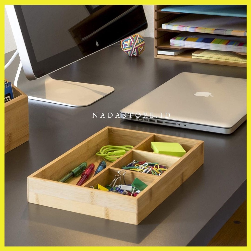 NADASTORE - WOODEN DRAWER ORGANIZER / WOODEN TRAY FOR DRAWER / MULTIPURPOSE STORAGE FOR DRAWER