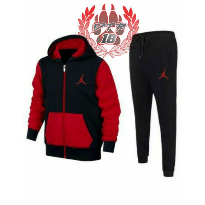 SETELAN JAKET HOODIE ZIPPER DAN JOGER PANTS NIKE JORDAN BIG SIZE S/M/L/XL/2XL/3XL/4XL/5XL UNISEX