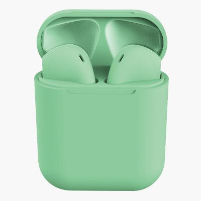 [COD] CIJI TWS Headset Bluetooth 5.0 i12 Inpods Metal Super Bass Wireless Stereo-green