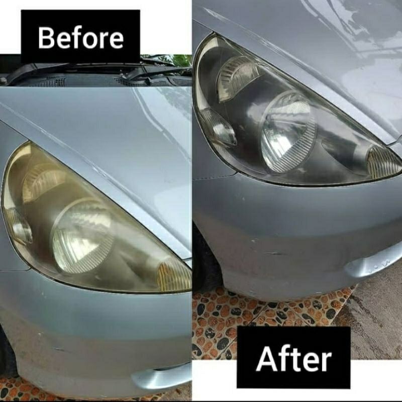 Pengkilap lampu mobil / headlamp polish / headlamp restored ampuh