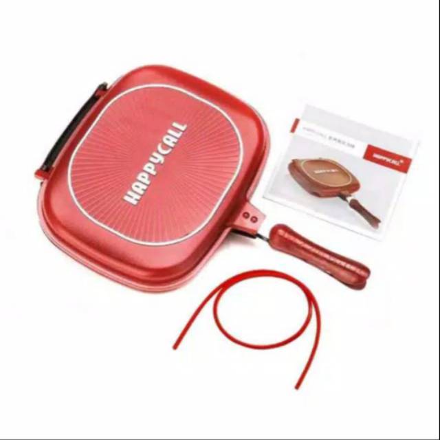 DOUBLEPAN HAPPYCALL / DOUBLE PAN HC ALAT PANGGANG SERBAGUNA HAPPYCAL UKURAN 32CM
