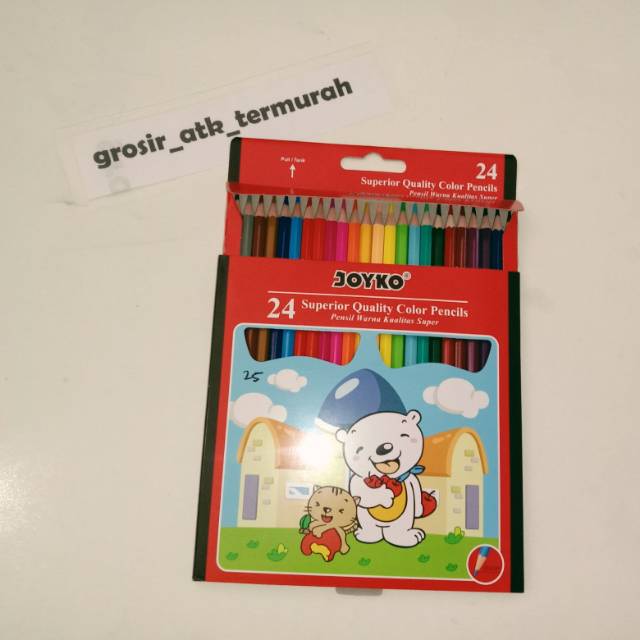 

Pensil warna joyko panjang isi 24pcs/pewarna
