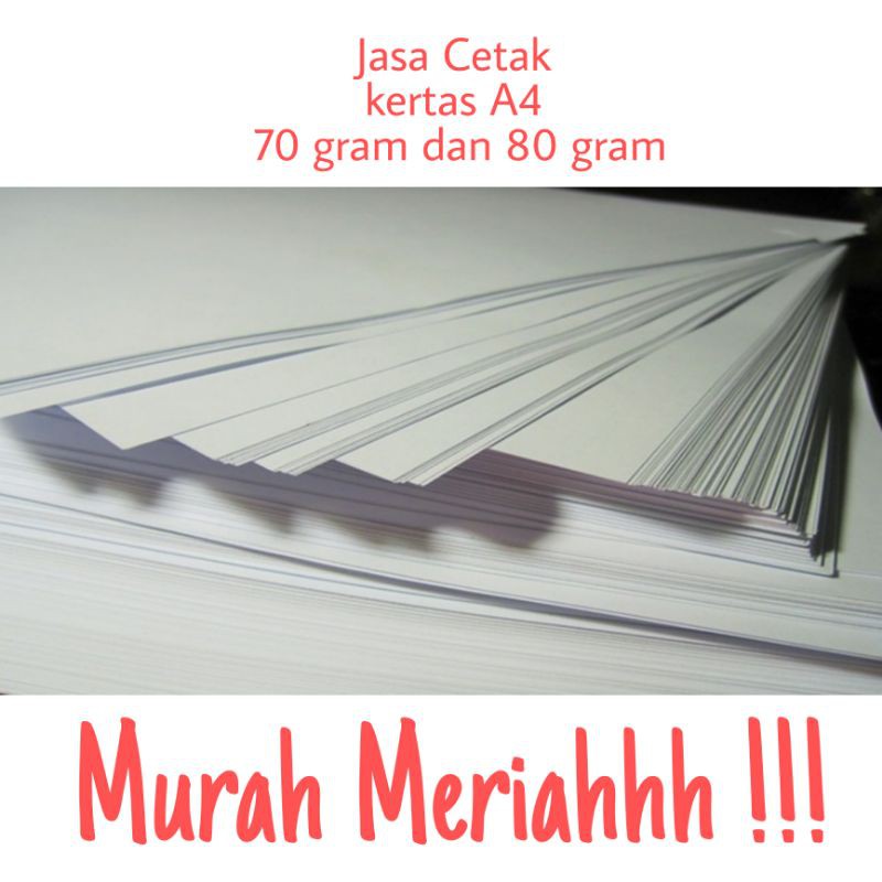 

Jasa Cetak / Print Murah