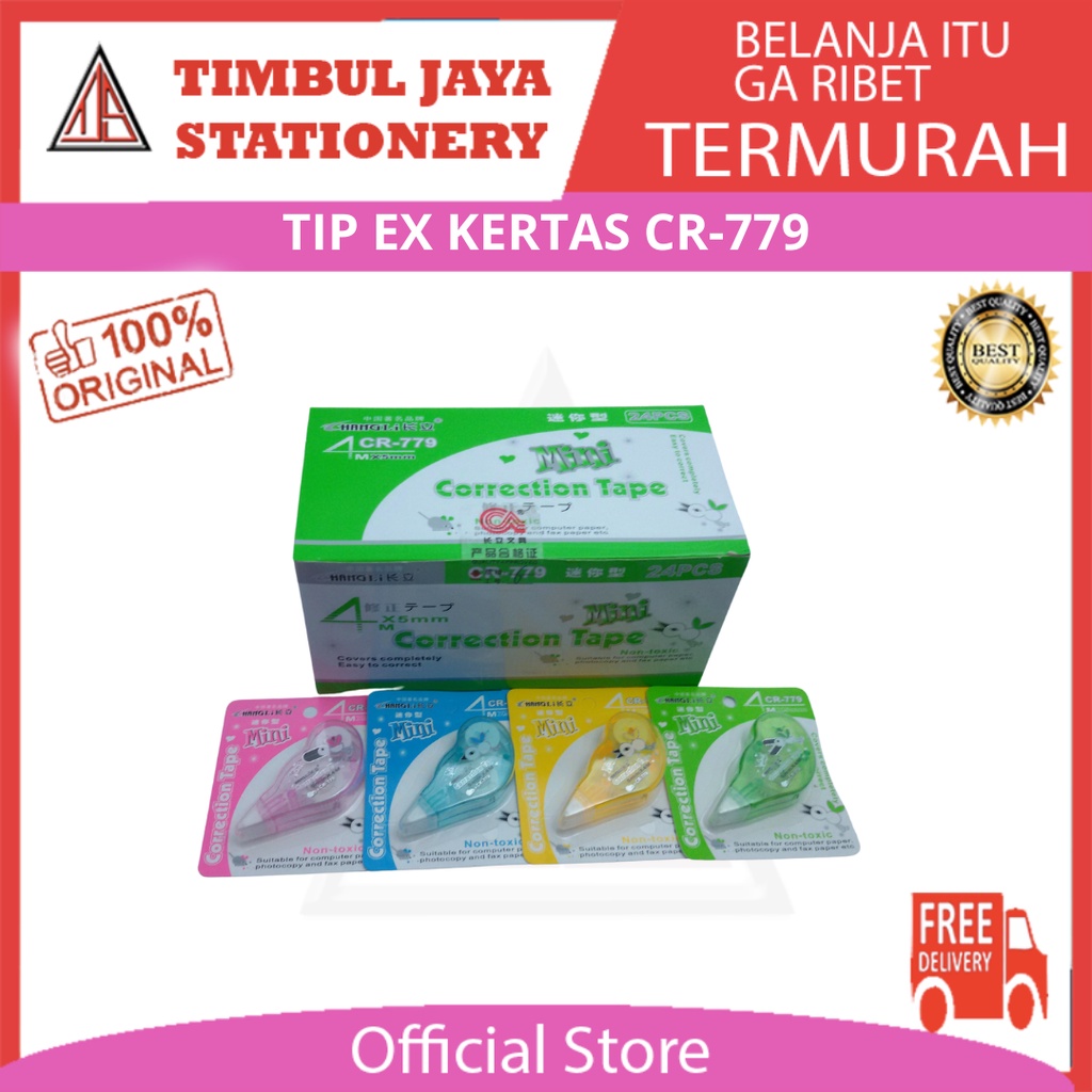 

Tip ex / tipex / tipx kertas roll mini cute cr-779 (48)