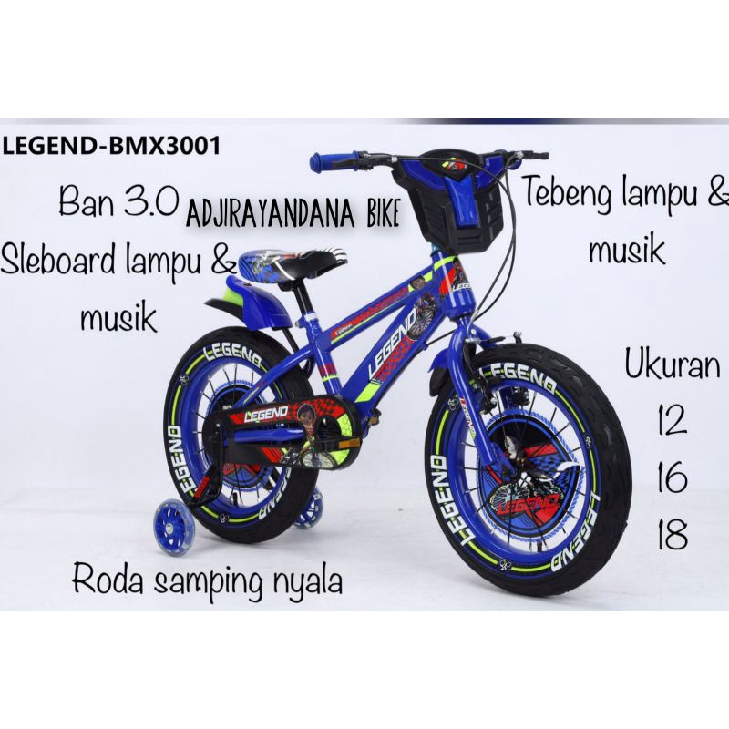 Sepeda Anak BMX 12/16/18 BMX 3001 LEGEND