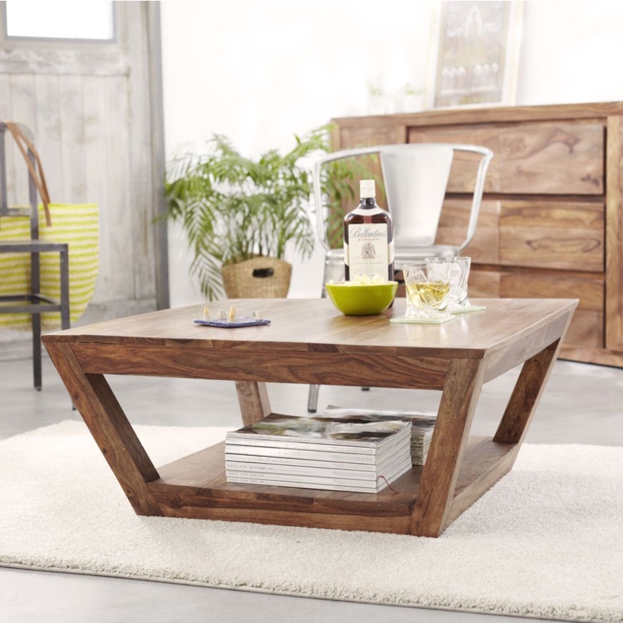 Jual Meja Tamu Minimalis Meja Kopi Coffee Table Kayu Jati Modern Mewah