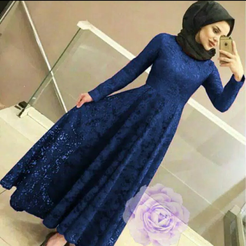 GAMIS BRUKAT full furing/gamis terlaris/gamis termurah ...