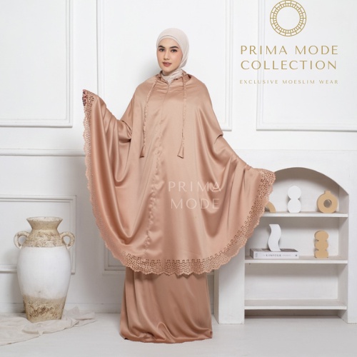 PRIMA MODE - (Free sajadah)Mukena Motif Dewasa Aliyah Katun Premium Semi Rayon | Mukena travel Mukena remaja Bahan Katun semi Rayon Premium Motif Kekinian Adem
