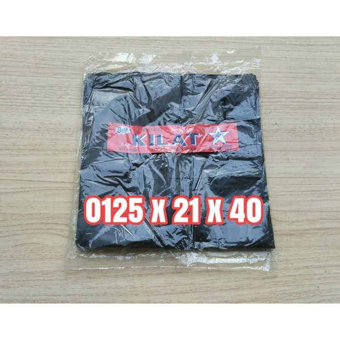 kantong plastik kresek besar 40 x 21 tas plastik hitam