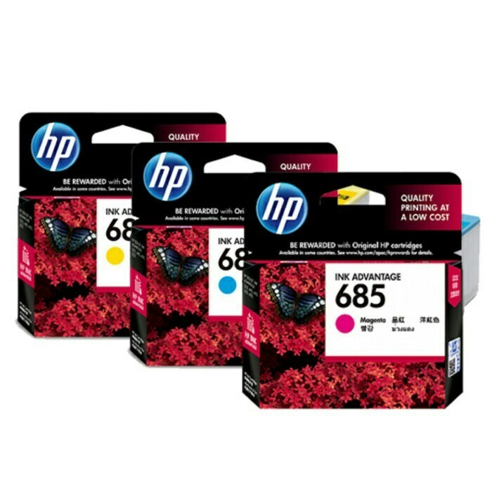 Tinta HP 685 Black Original . tinta printer HP ori