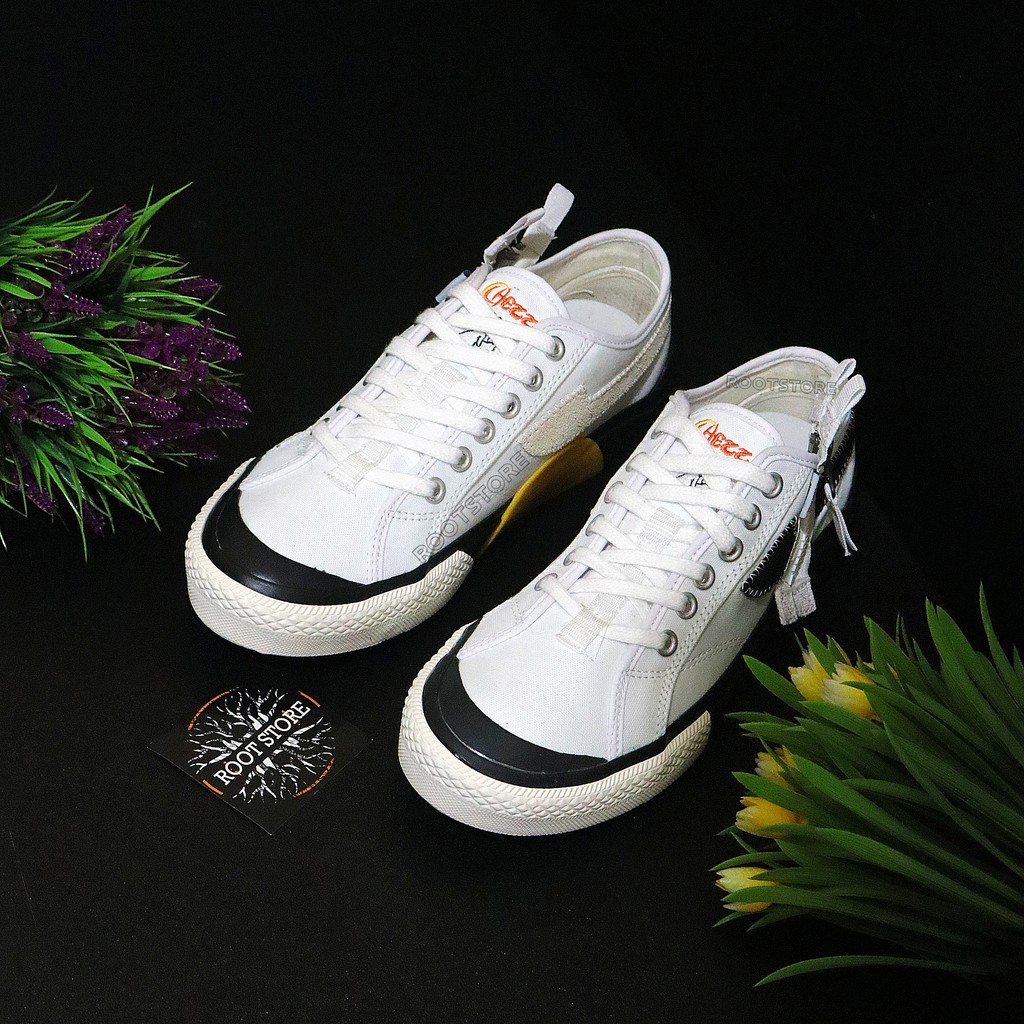 (ORIGINAL) SEPATU LOKAL CASUAL PROTO FLASH RABBIT WHITE LOW | NOT COMPASS FXXKING RABBITS FR2