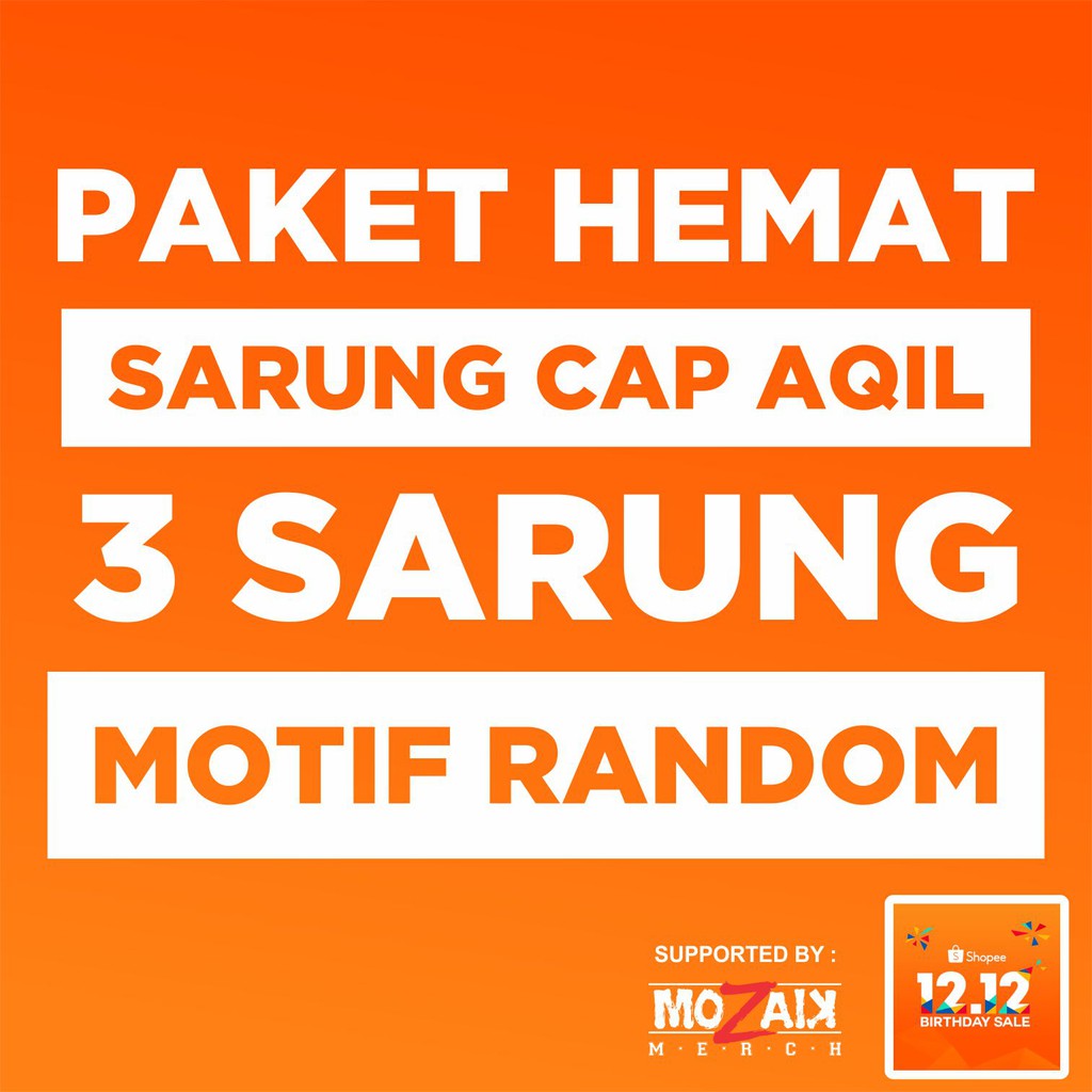 PAKET HEMAT SAMPLE SARUNG AQIL 3 PCS