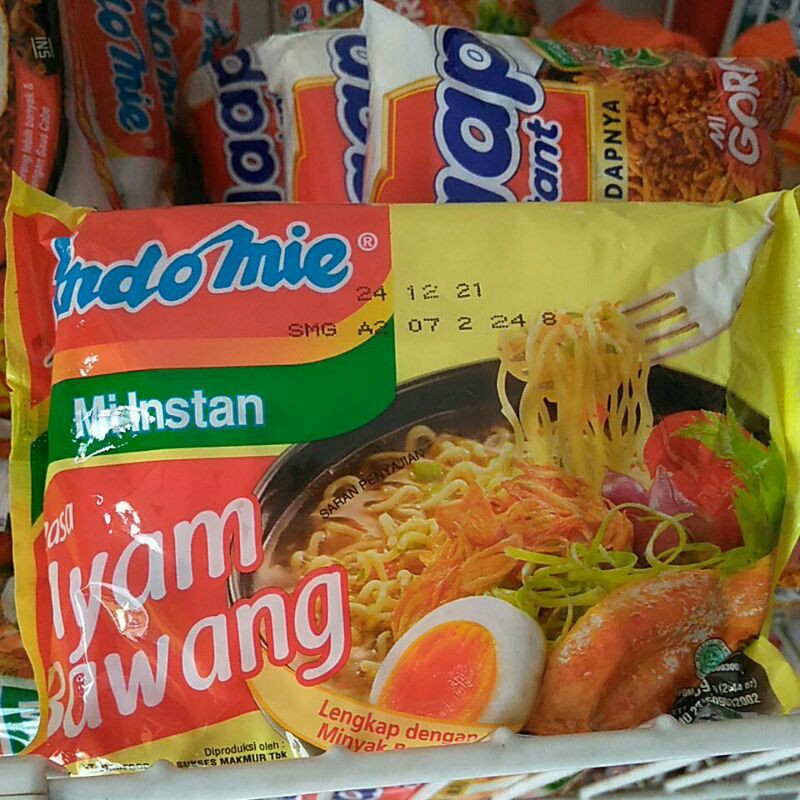 

Indomie kuah Ayam Bawang