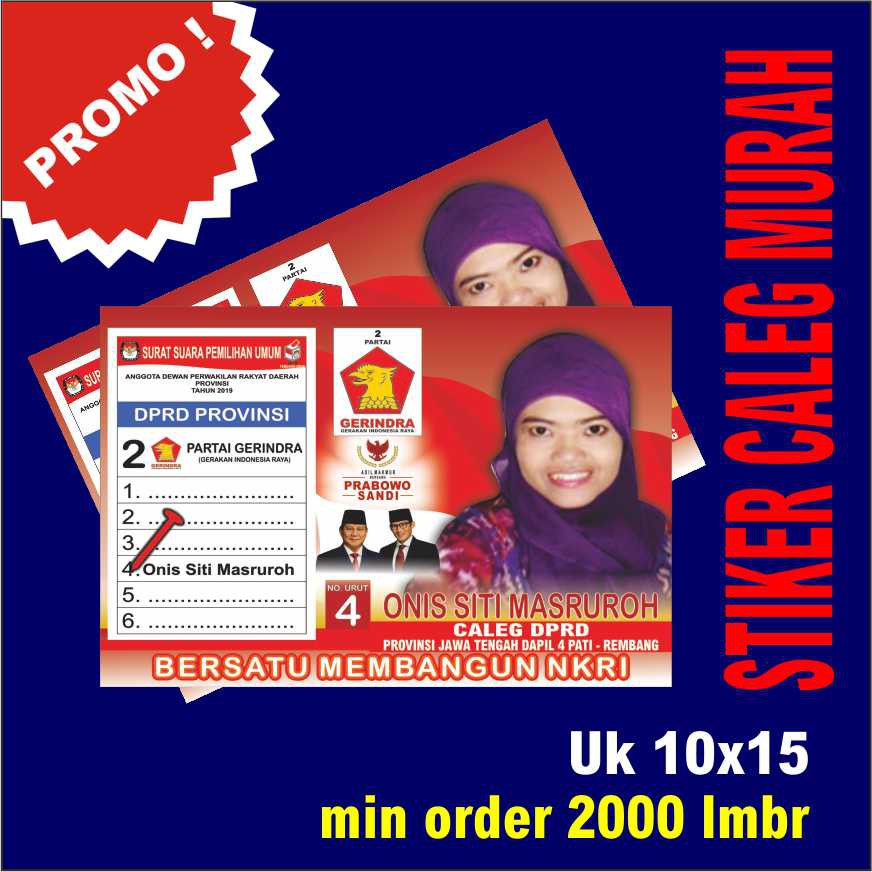 

STIKER CALEG HOT PROMO