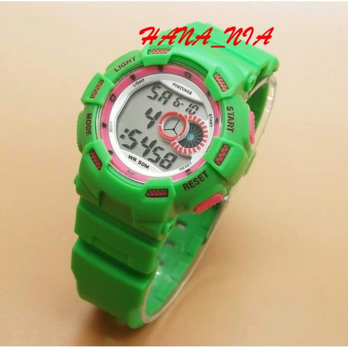 Jam Tangan Digital Cewek - Fortuner Original - Jam Tangan Wanita