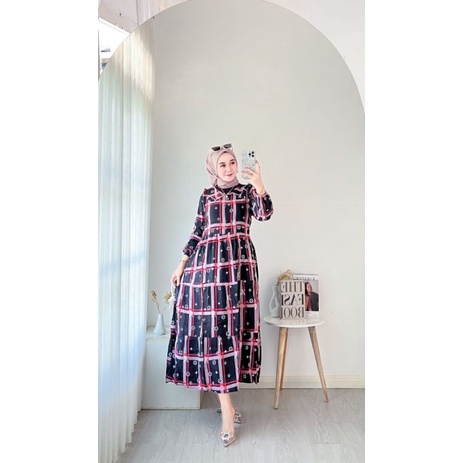 YUMIA MIDI DRESS VIRAL BRANDED