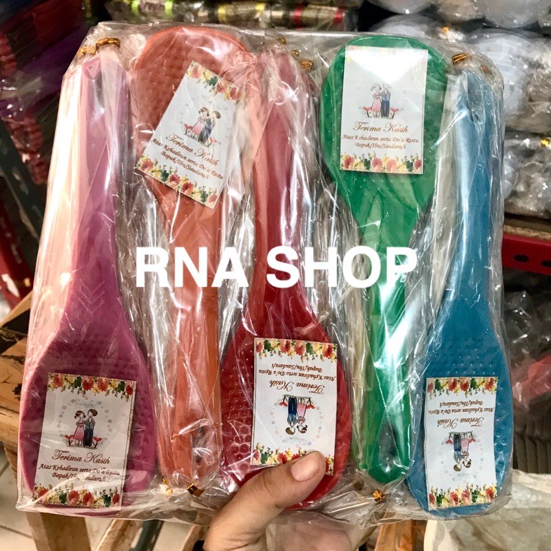 Souvenir 50 Pcs Centong Magic Com Kemasan Plastik