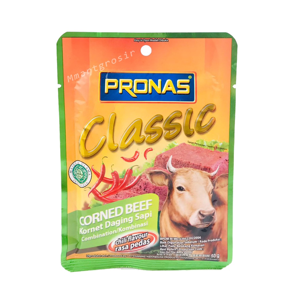 PRONAS CLASSIC KORNET DAGING SAPI ORIGINAL 50g