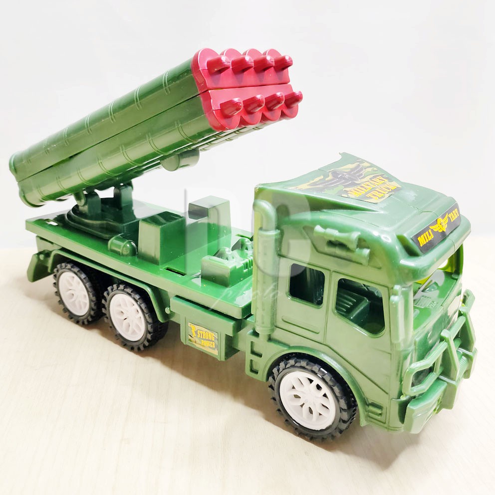 TGA Military Truck Roket Mainan Truk Rudal Tentara Army Militer