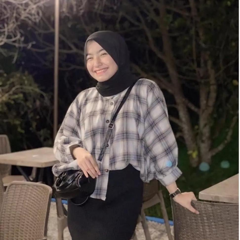 Kemeja Tamara / kemeja oversize / outer balon Kemeja Tamara || kemeja batwing flanel KEMEJA TAMARA B