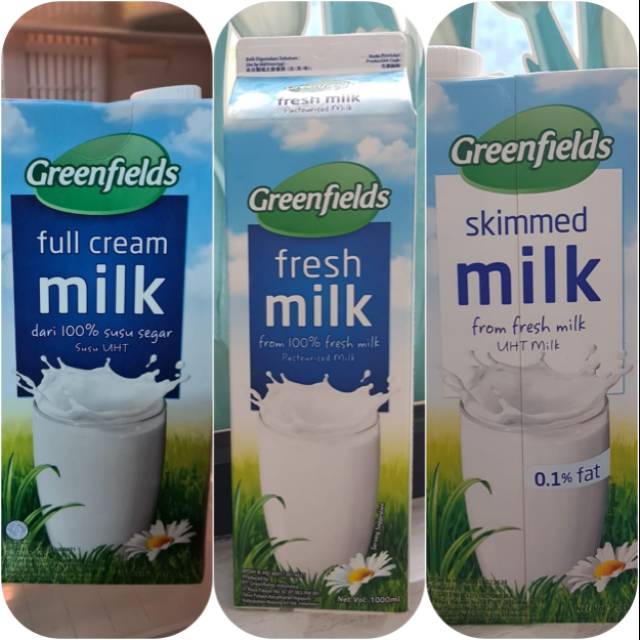 

[Millybaby] green field / susu green field / green field uht / green field skimmed