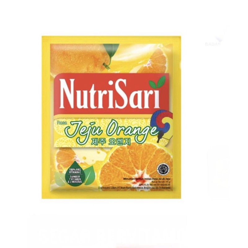 

Nutrisari jeruk jeju sachet 14 gram