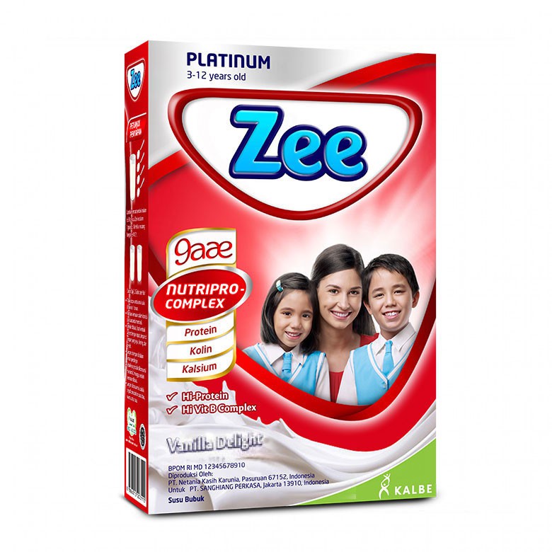 Zee Platinum 350 Gr - Susu Peninggi Badan Anak